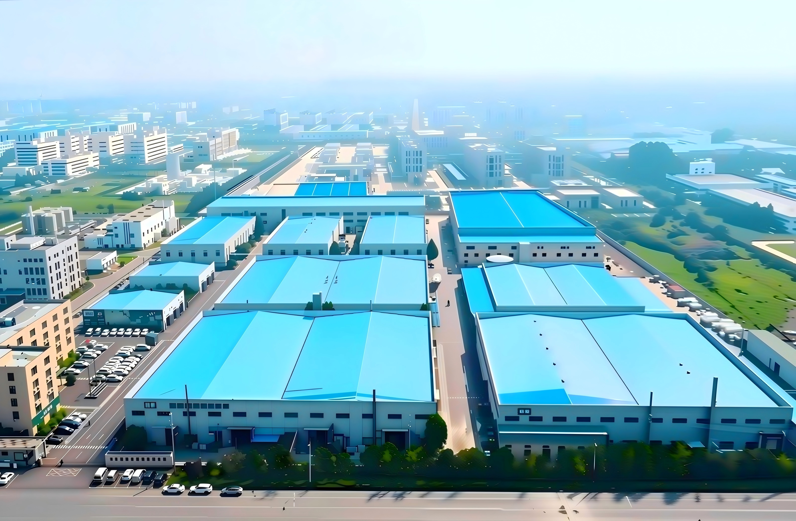 Shandong PinGuan Factory Aerial View